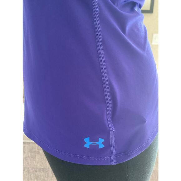 Under Armour Women's Indigo Athletic Racerback Tank Size Small - Picture 5 of 8
